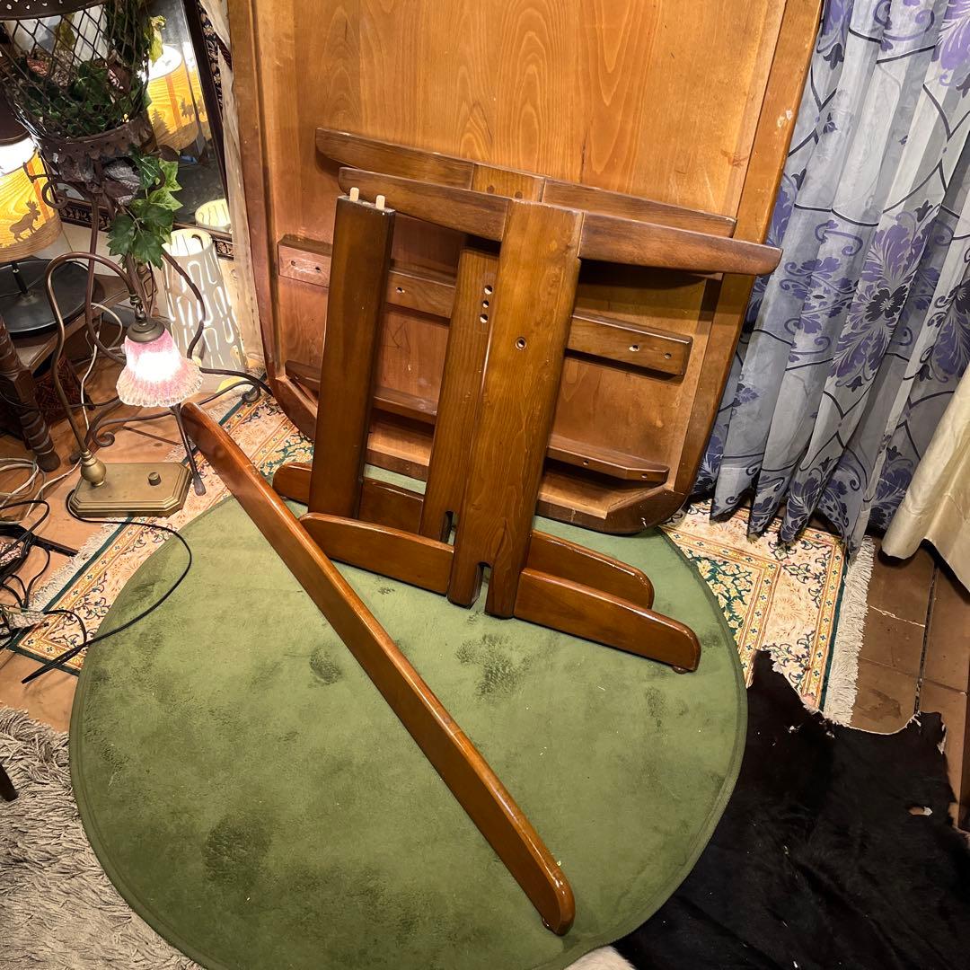 70’s オールド　ヴィンテージ ブナ　ソリッド　ダイニングテーブル　北欧