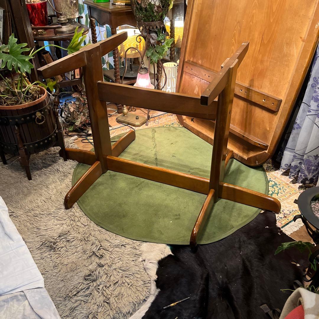 70’s オールド　ヴィンテージ ブナ　ソリッド　ダイニングテーブル　北欧