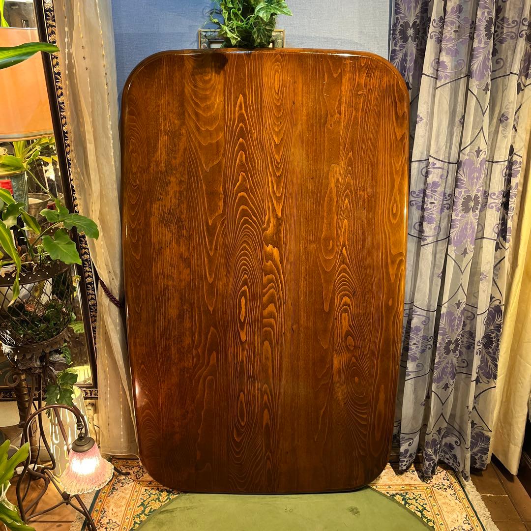 70’s オールド　ヴィンテージ ブナ　ソリッド　ダイニングテーブル　北欧