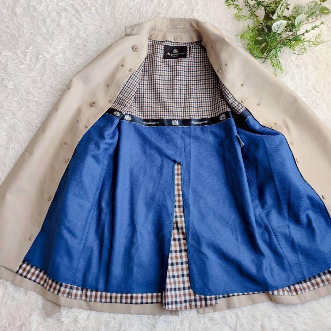 ◾︎極美品 近年モデル◾︎ アクアスキュータム トレンチコート ブルーライナー 6