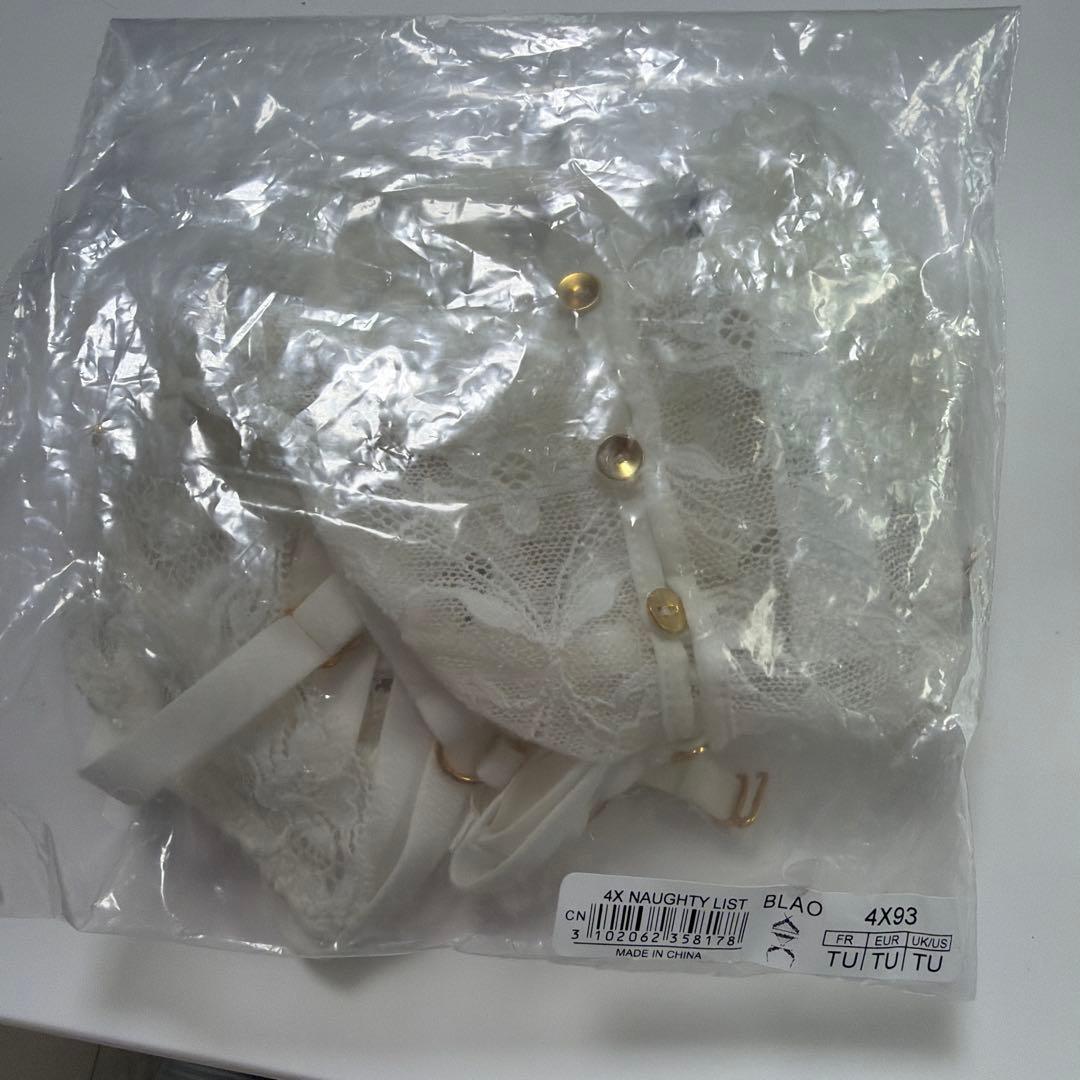 早い者勝ち❗️aubade ホワイトレースブラジャーショーツセット