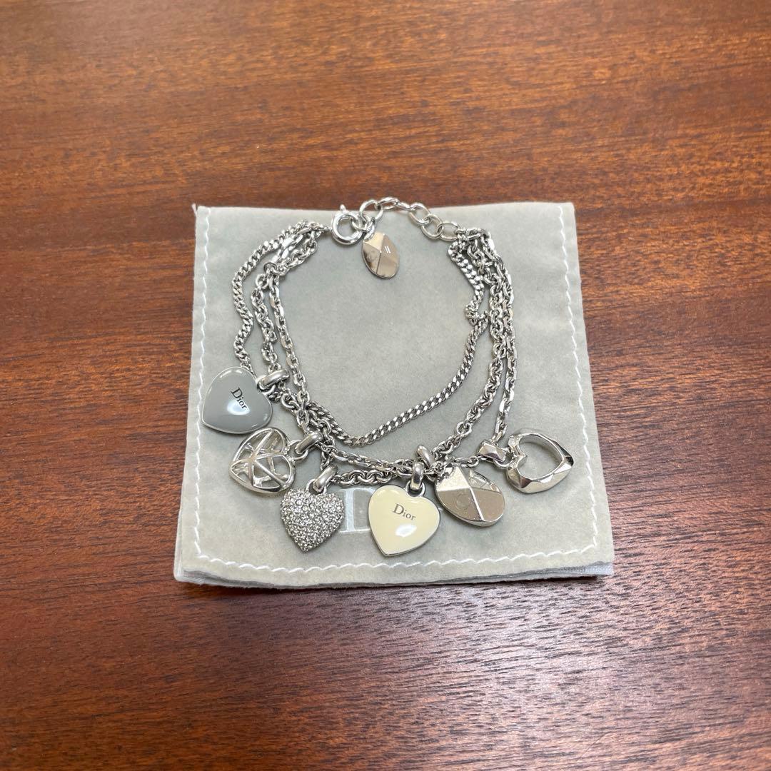 クリスチャンディオール ハートロゴ ブレスレット