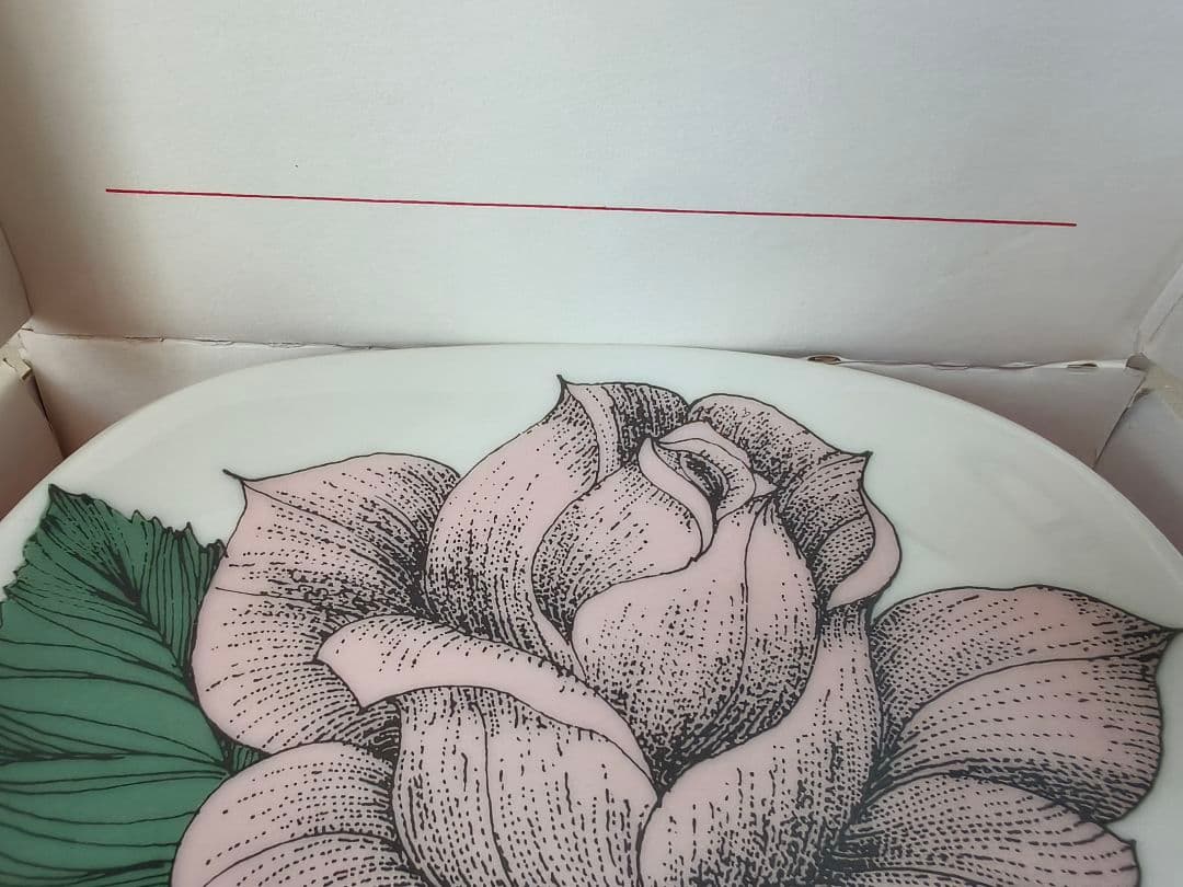 【美品】箱付き ARABIA ボタニカ ローズ プレート