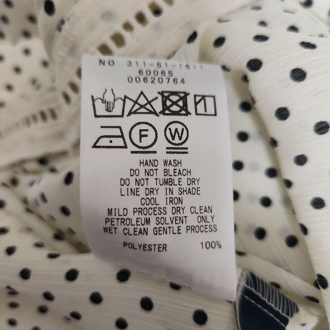 おまとめ2点【美品】SHIPS ドットブブラウス ピンタック ブラウス