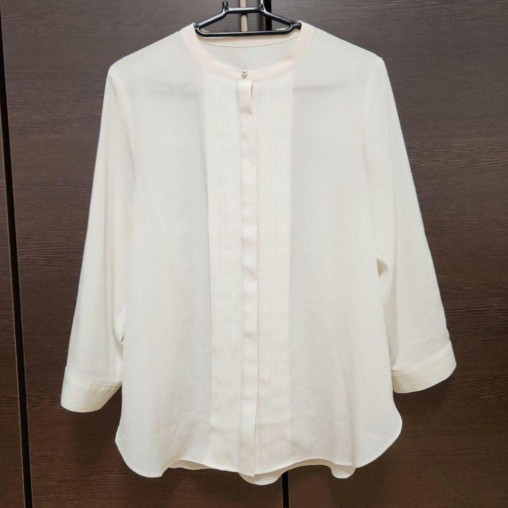 おまとめ2点【美品】SHIPS ドットブブラウス ピンタック ブラウス