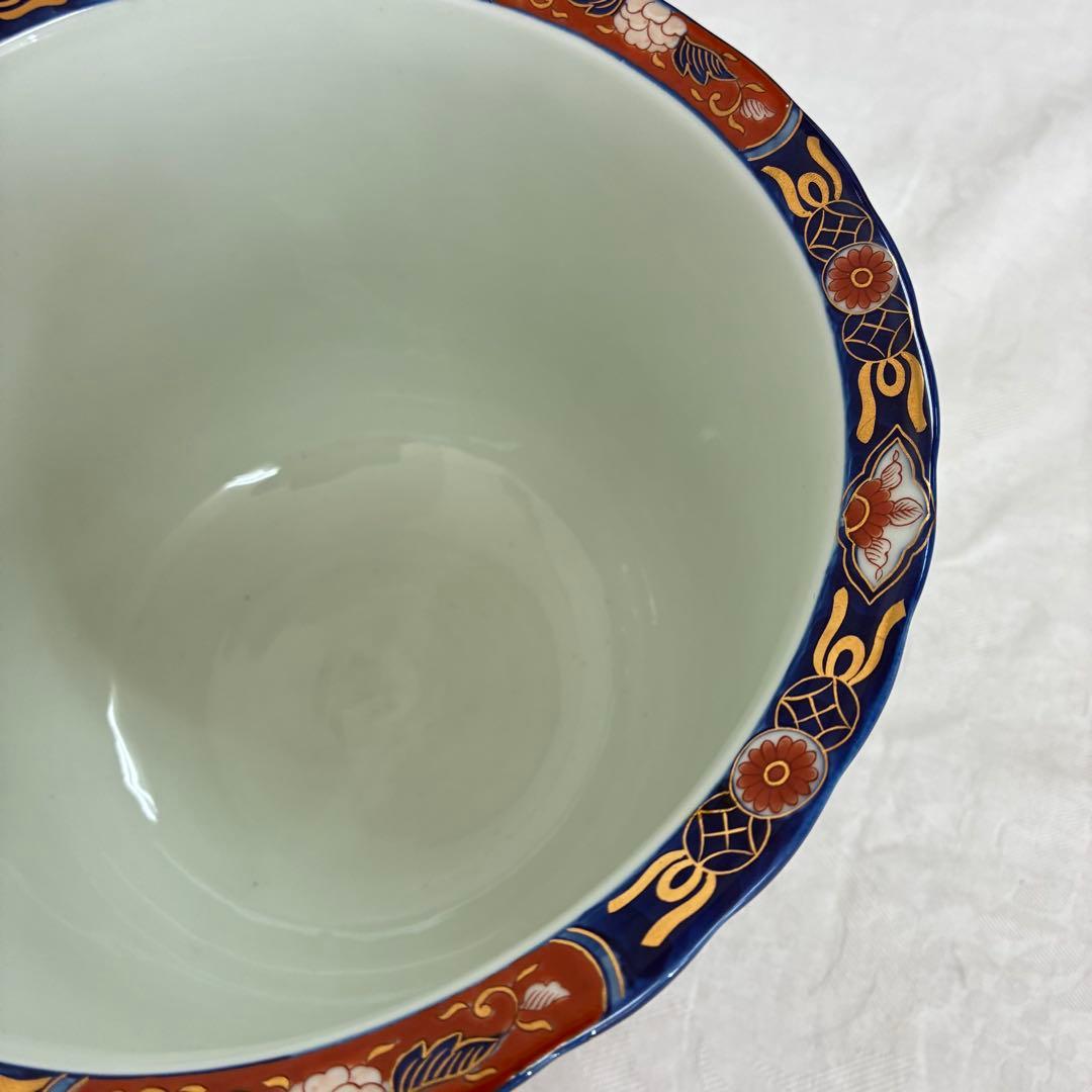 未使用品 豪華絢爛【其泉】 万博伊万里桐鳳凰 プランター 金彩 桐箱入り