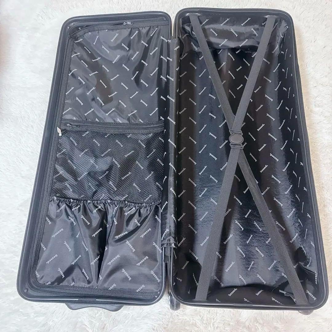 bessed ハードシェル スリムスーツケース キャリーブラック