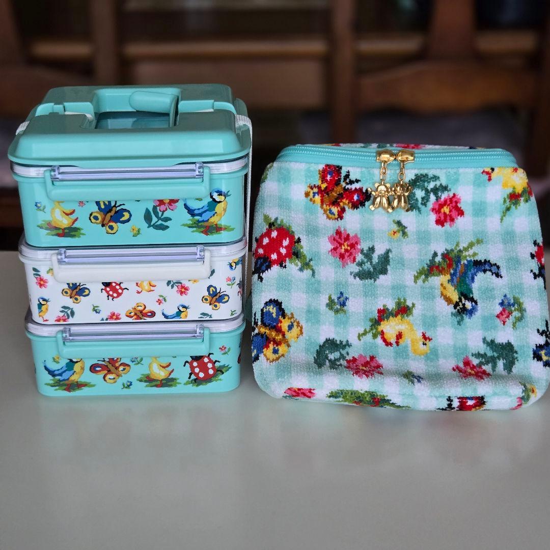 フェイラー　ハイジ3段ランチボックス&ポーチ