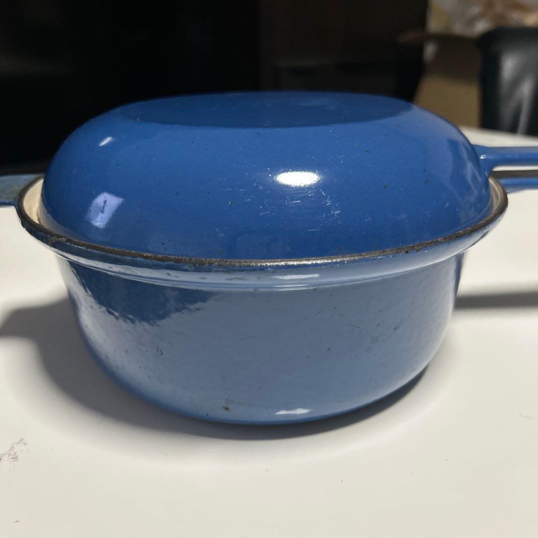 希少　COUSANCES 水色マルチファンクション22cm ソースパン