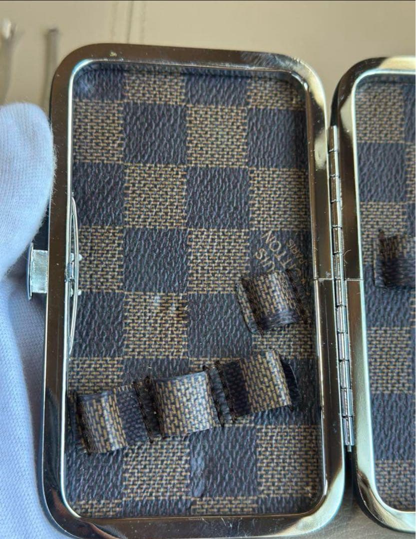 極美品！ LOUIS VUITTON ダミエ トラベルキット 爪切り 耳かき