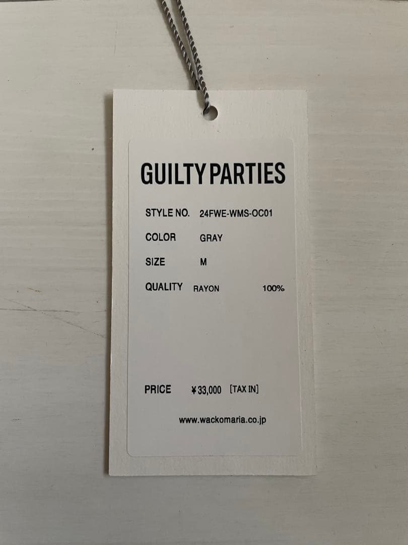 WACKO MARIA ストライプオープンカラーシャツ