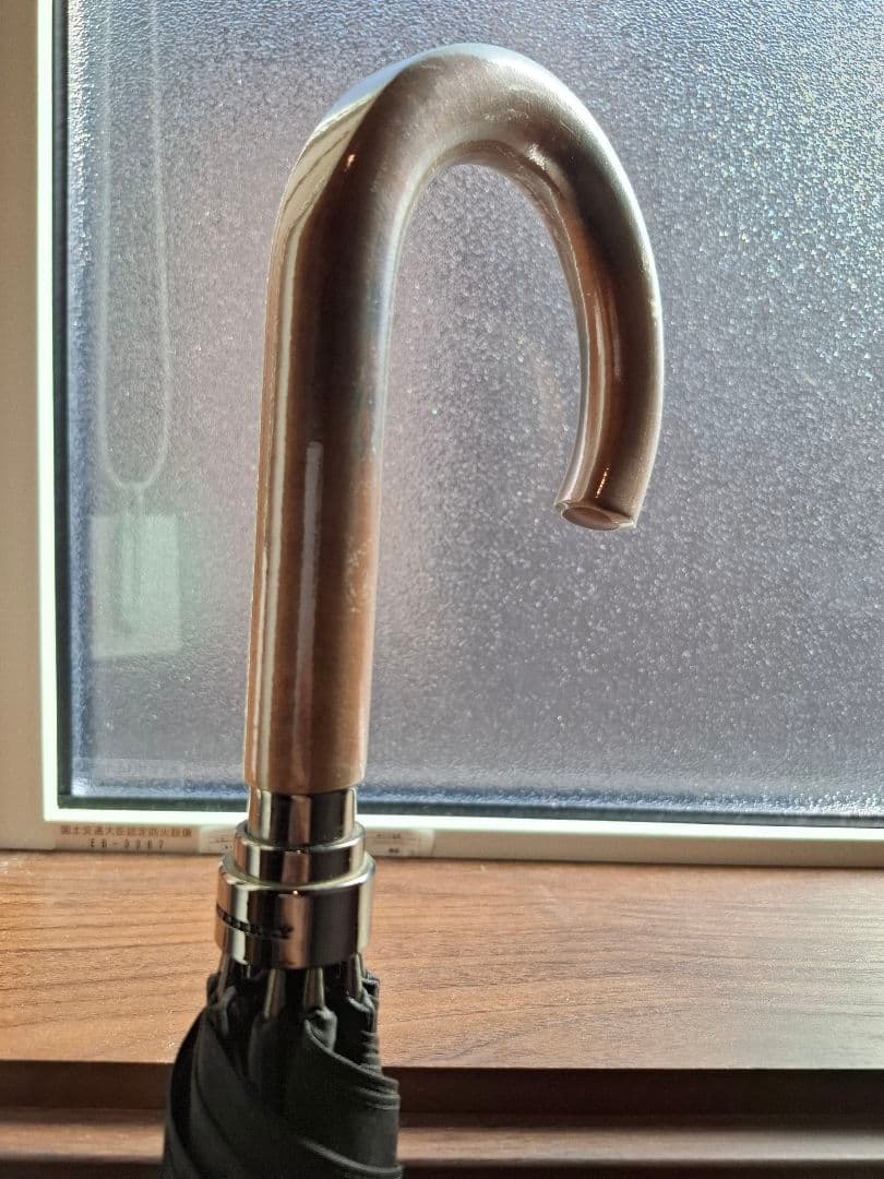 【未使用品】バーバリー 傘 メンズ 65cm ノバチェック 黒 絶版品 オーロラ