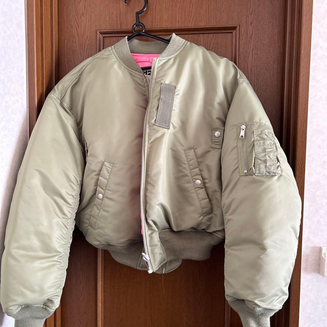  H2 MA-1フライトジャケット オリーブグリーン