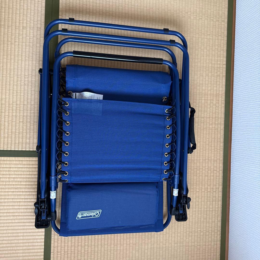 Coleman リクライニングチェア インフニィニティー ネイビー
