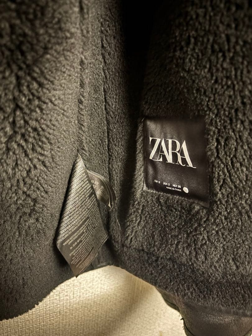 ZARA ダブルフェイスジャケット ZW COLLECTION ボア