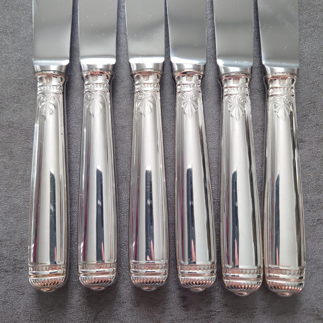 希少 クリストフル マルメゾン デザートナイフ 6点 変色あり