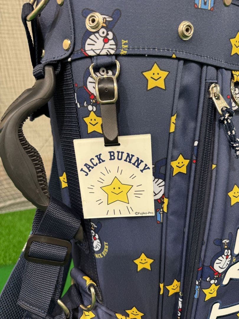 美品ドラえもん × Jack Bunny!! ねがい星 スタンド型キャディバッグ