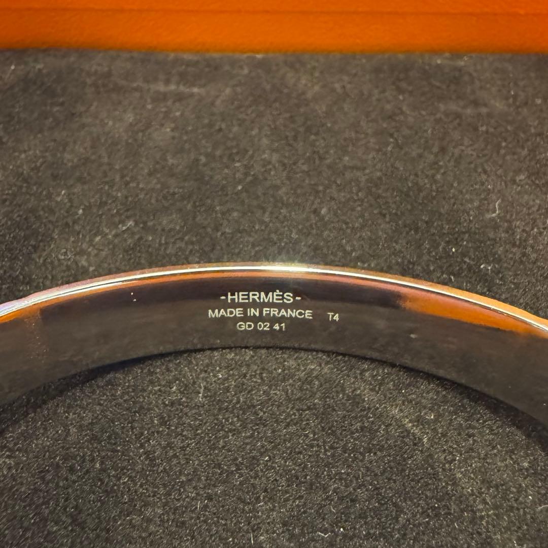 HERMES バングル Sac a Depeches メンズ ブレスレット T4