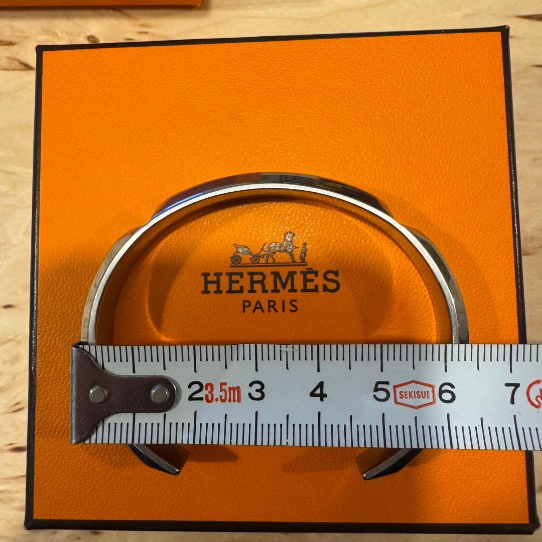 HERMES バングル Sac a Depeches メンズ ブレスレット T4
