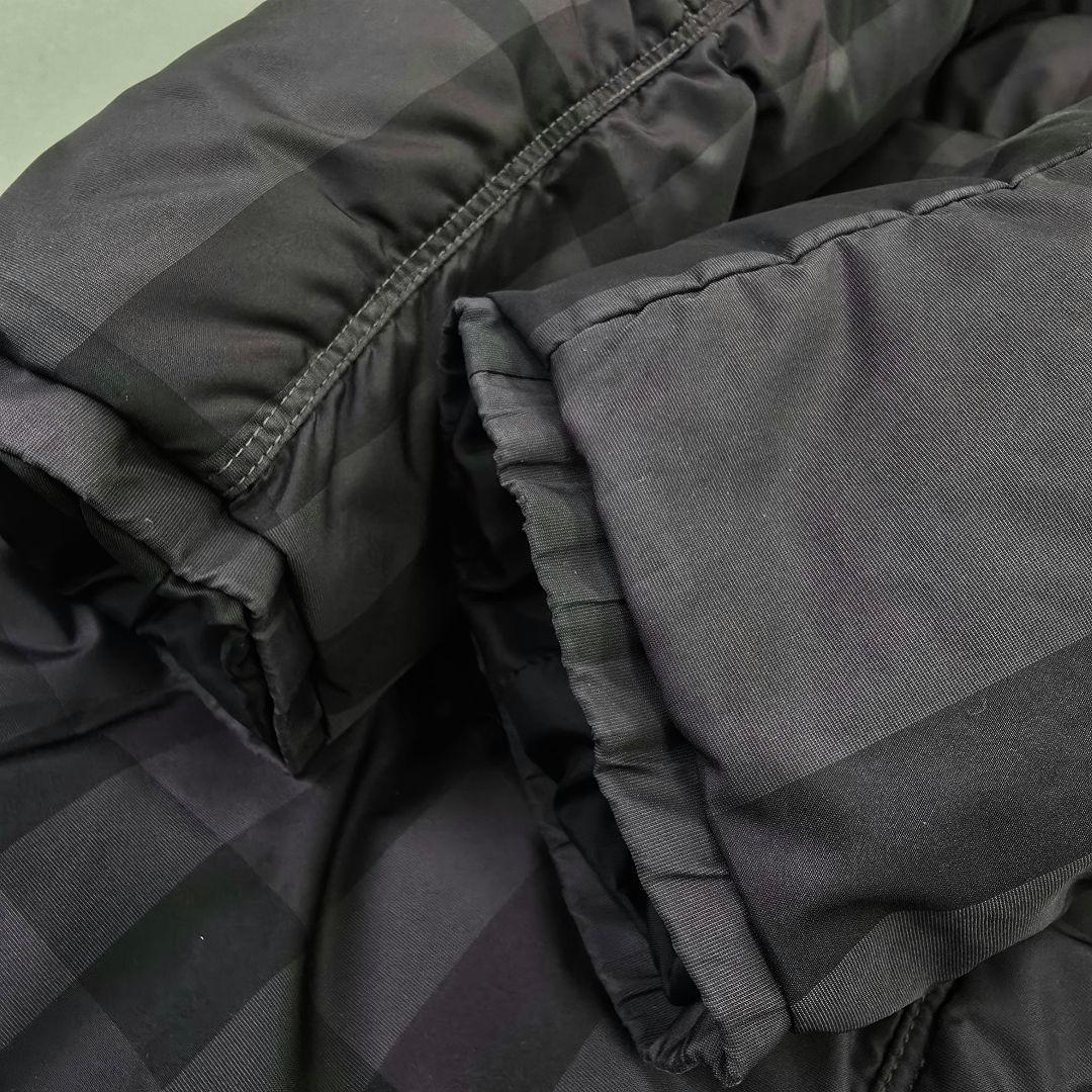 訳あり バーバリーロンドン ダウンコート　メガチェック 総柄