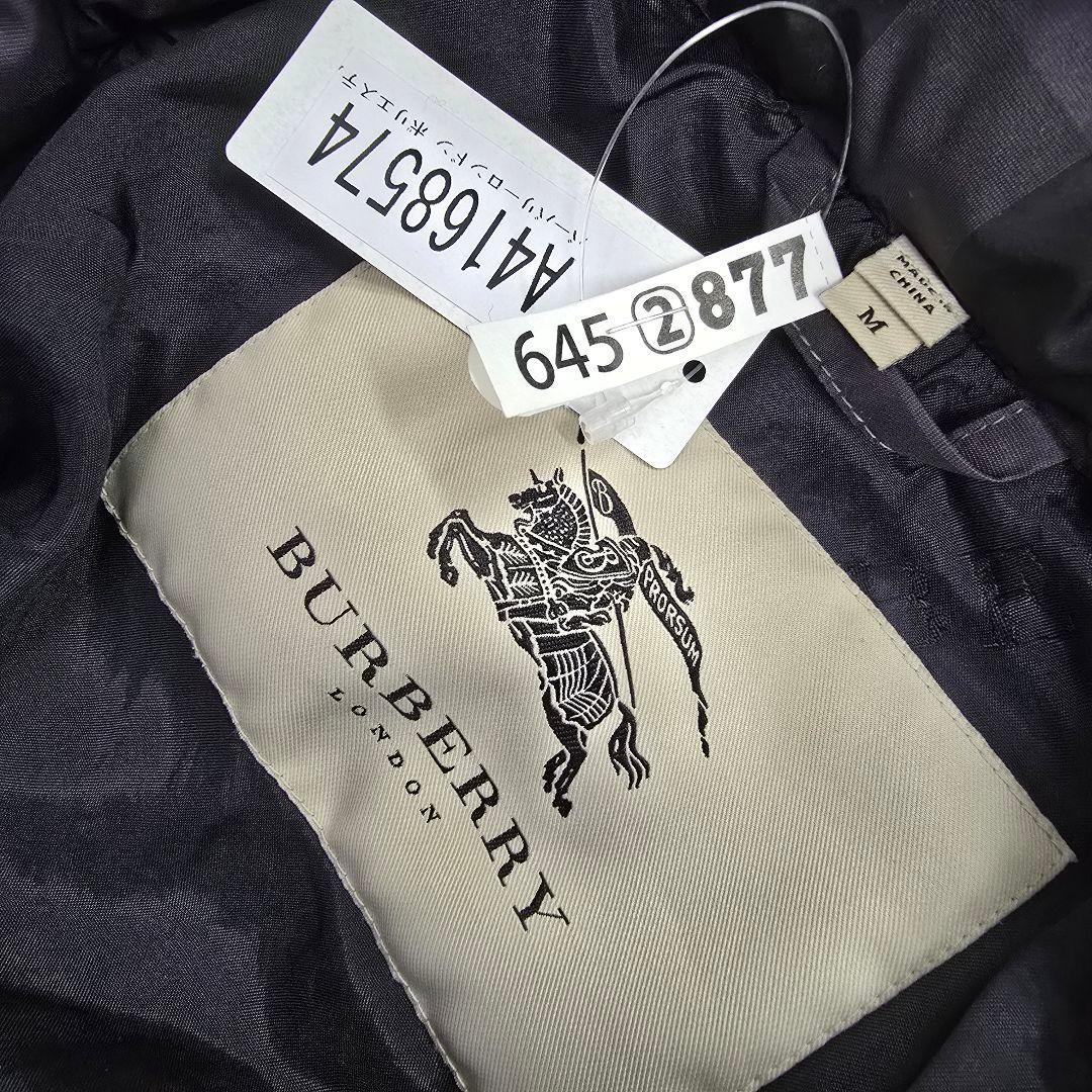 訳あり バーバリーロンドン ダウンコート　メガチェック 総柄