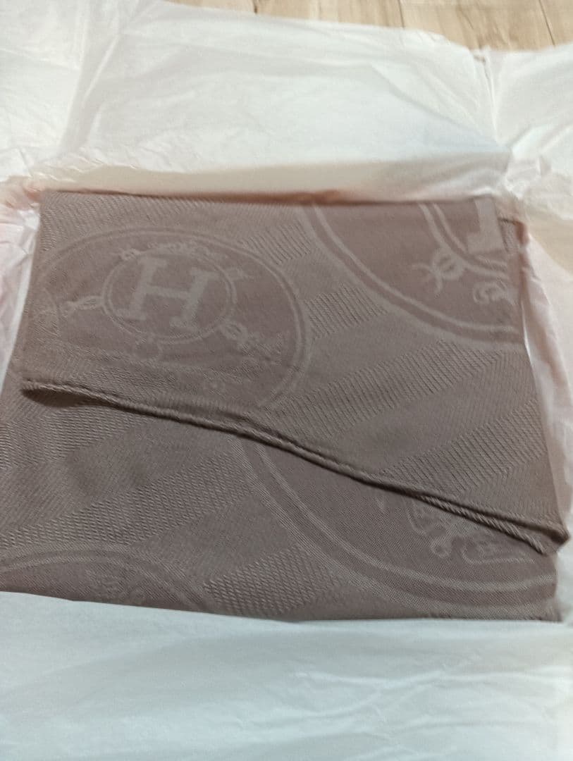 エルメス HERMES ロザンジュ ニューリブリス カシミヤ シルク ストール