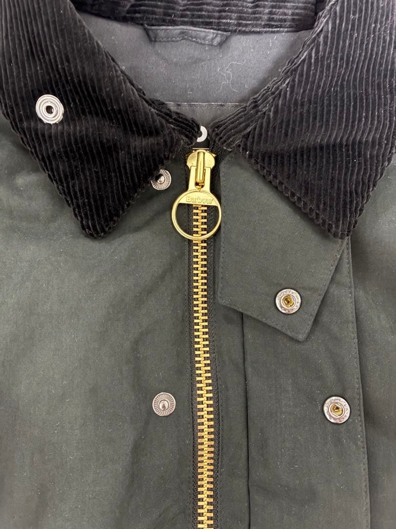 ハ*ス様 Barbour中綿 ダークグリーン ジャンパー 42\"