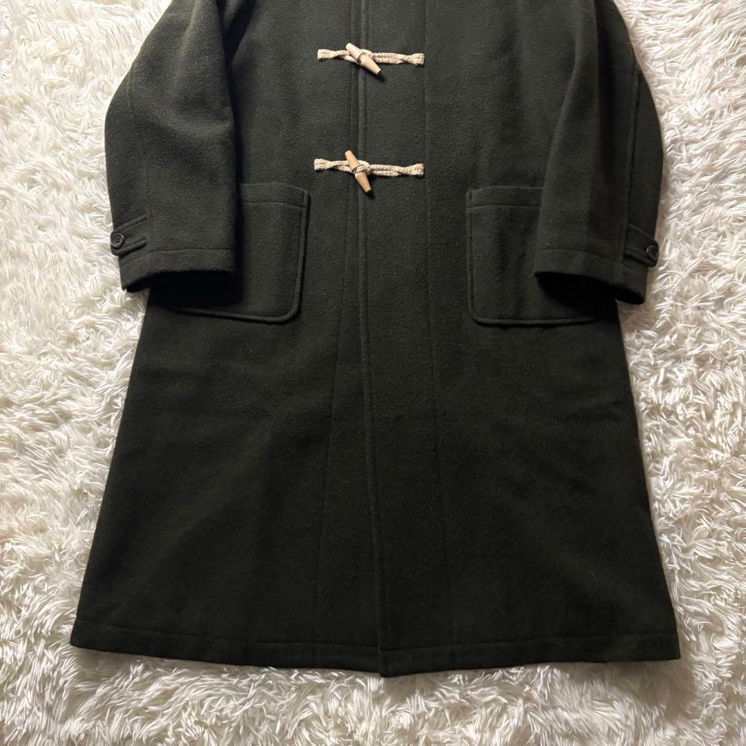 未使用級✨ BEAMS BOY モッサー ロングダッフルコート OLIVE