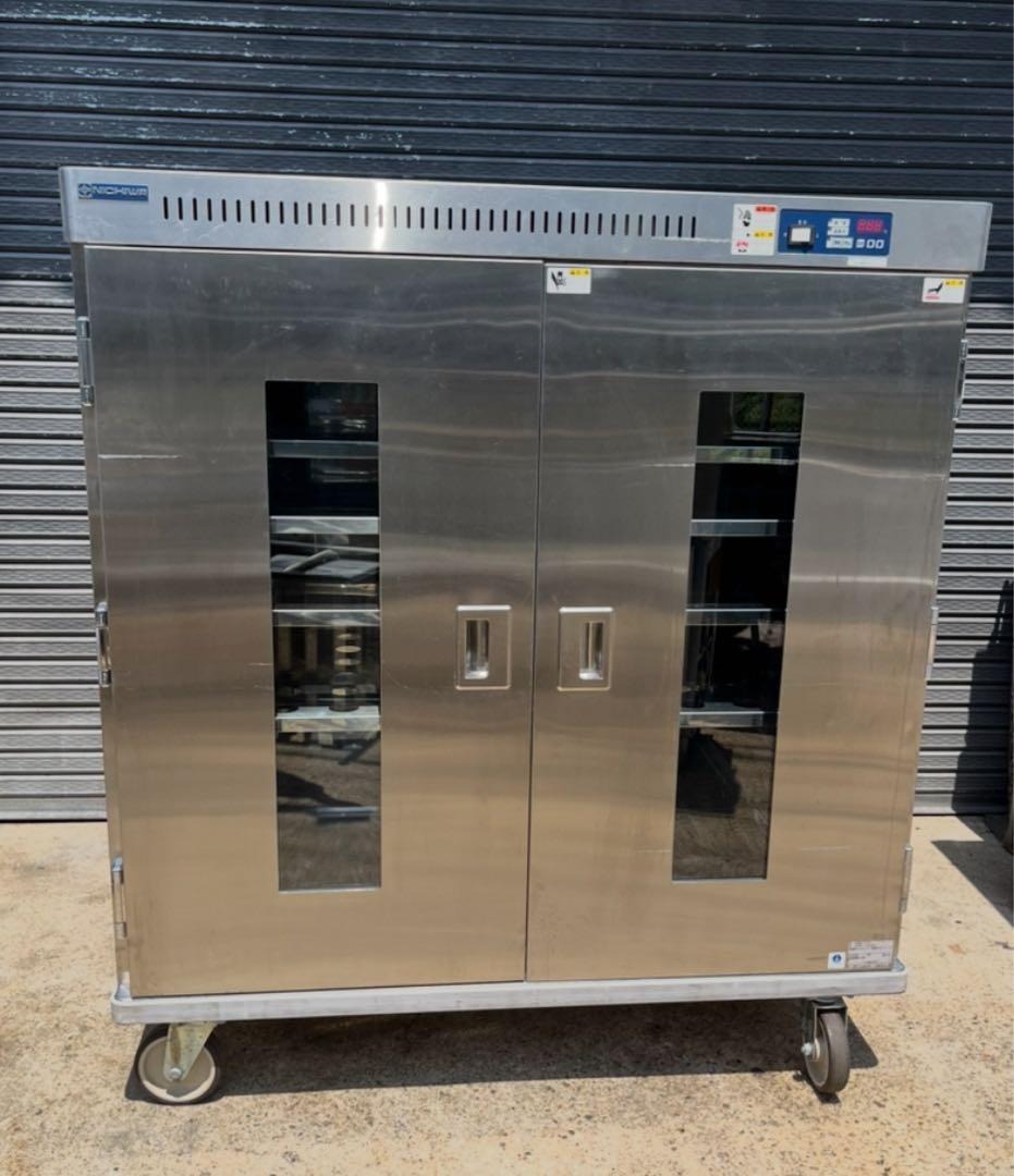 ニチワ 電気ホットワゴン HWNI-800GMP 100V 保温 配膳車 温蔵庫