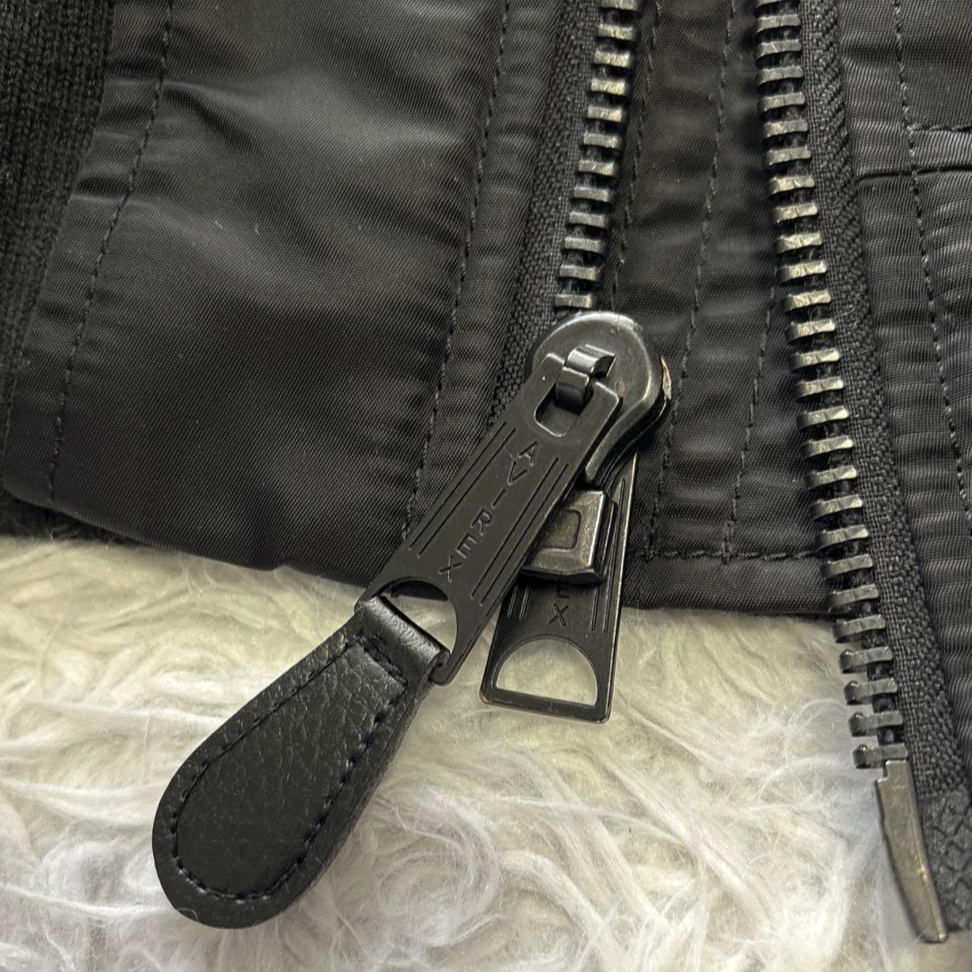 美品✨AVIREX MA-1 フライトジャケット リバーシブル ブラック L