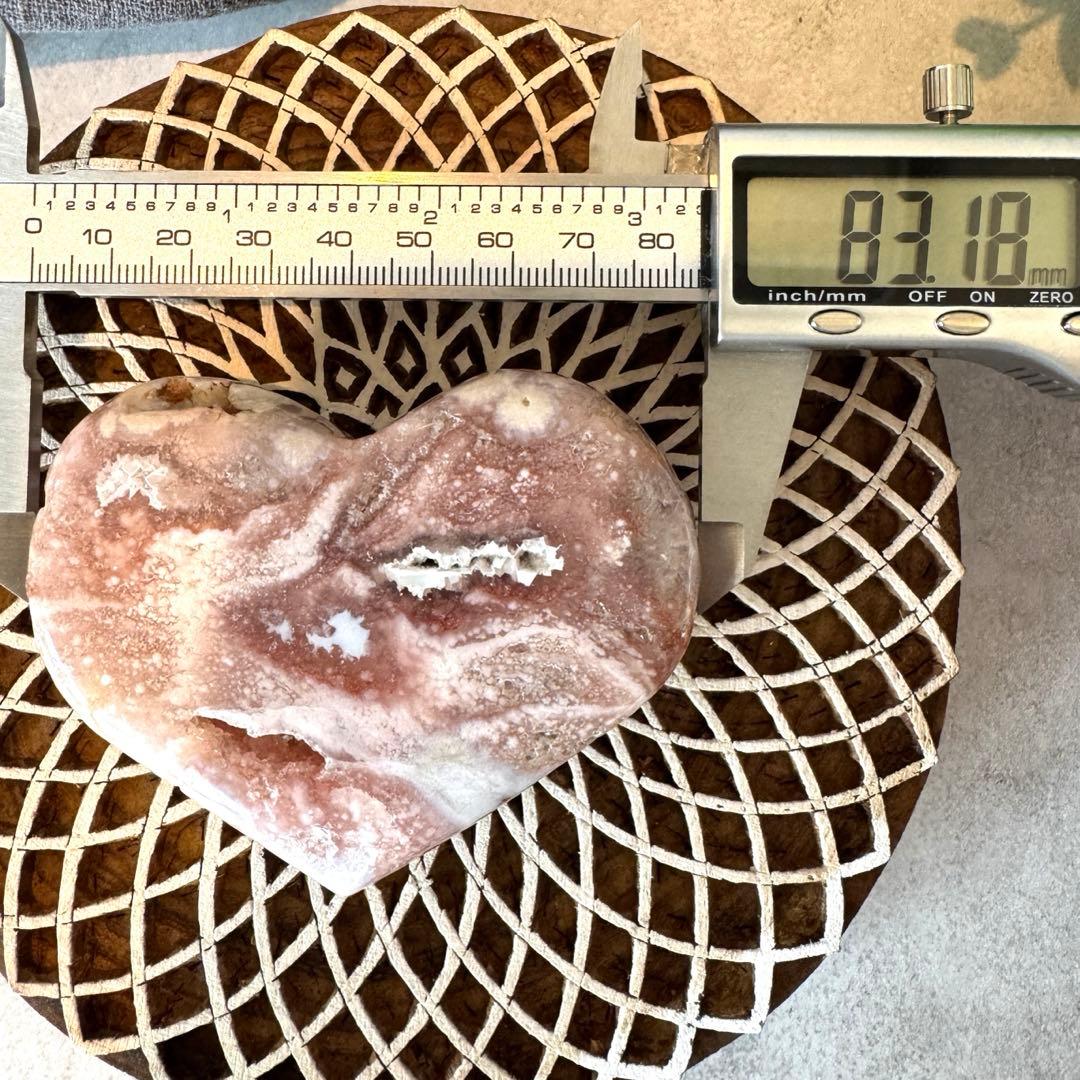 ピンクアメシスト druzy ハート