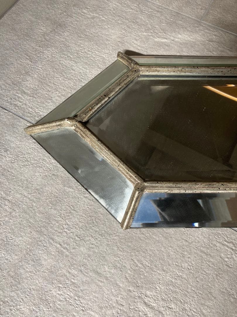 六角形　ミラー   鏡