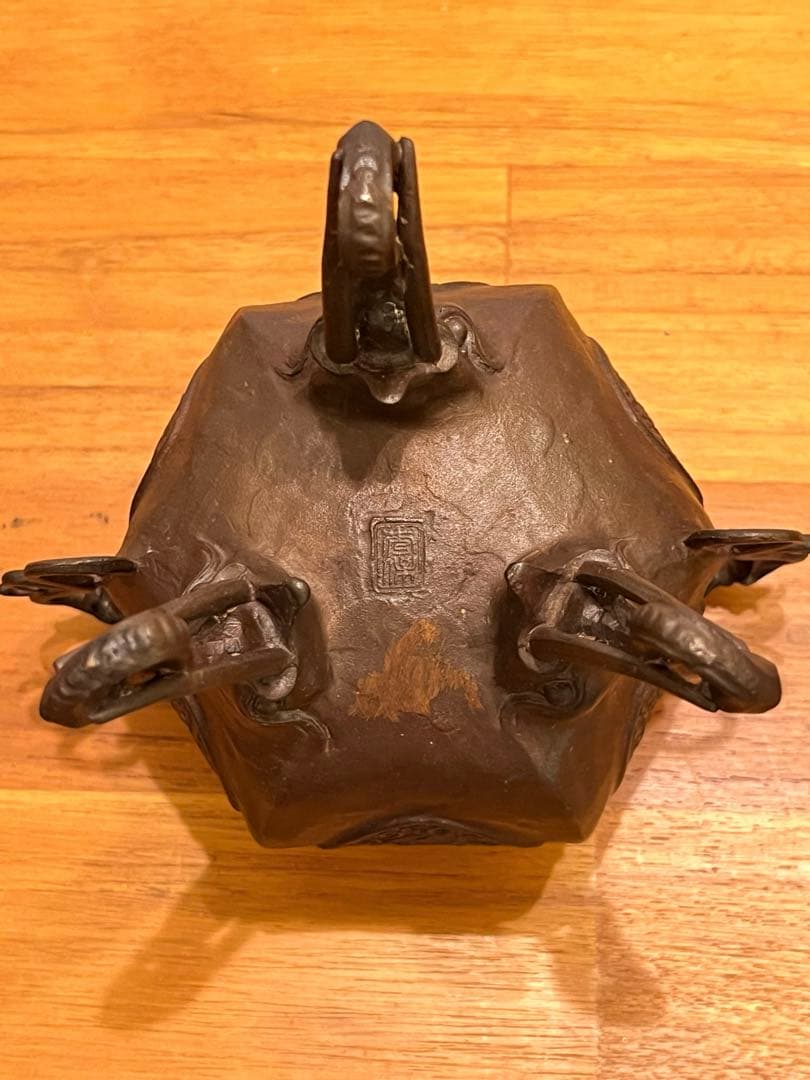 Yasuino　米田秀保作　六角麒麟香炉