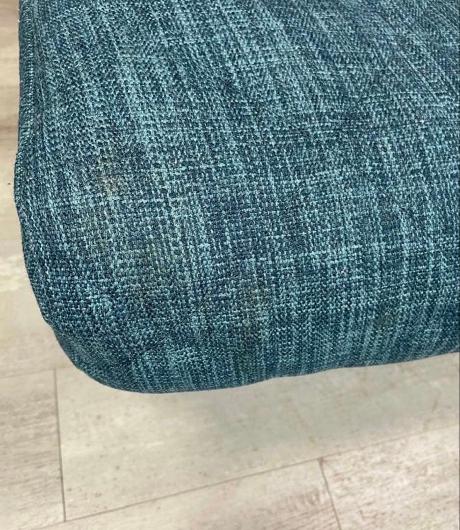 大川家具 モーブル ドロシーⅡ ソファベッド 200cm ブルー×ナチュラル