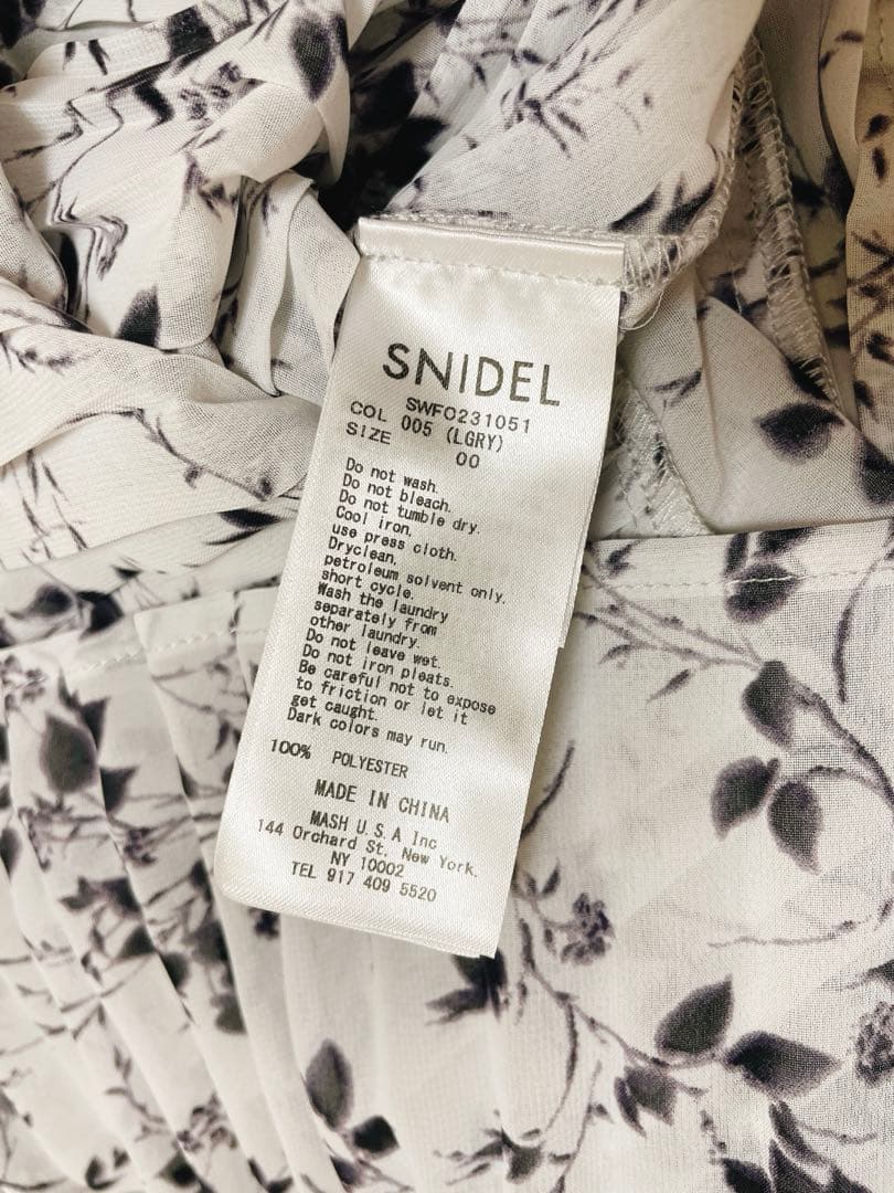 snidel＊スナイデル＊ワンピース＊グレー新品未使用