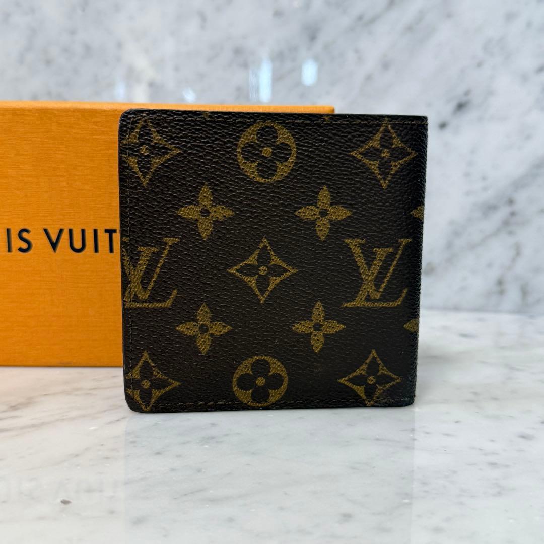 LOUIS VUITTON ルイヴィトン 二つ折り財布 モノグラム マルコ