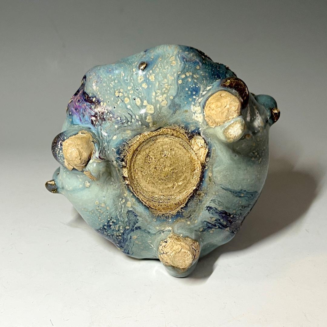 唐物 鈞窯三足香炉 元時代 中国美術 古玩 SN33