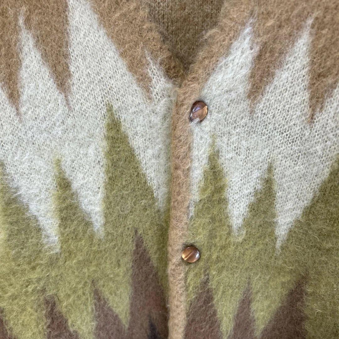 needles Mohair Cardigan Zigzag モヘアカーディガン