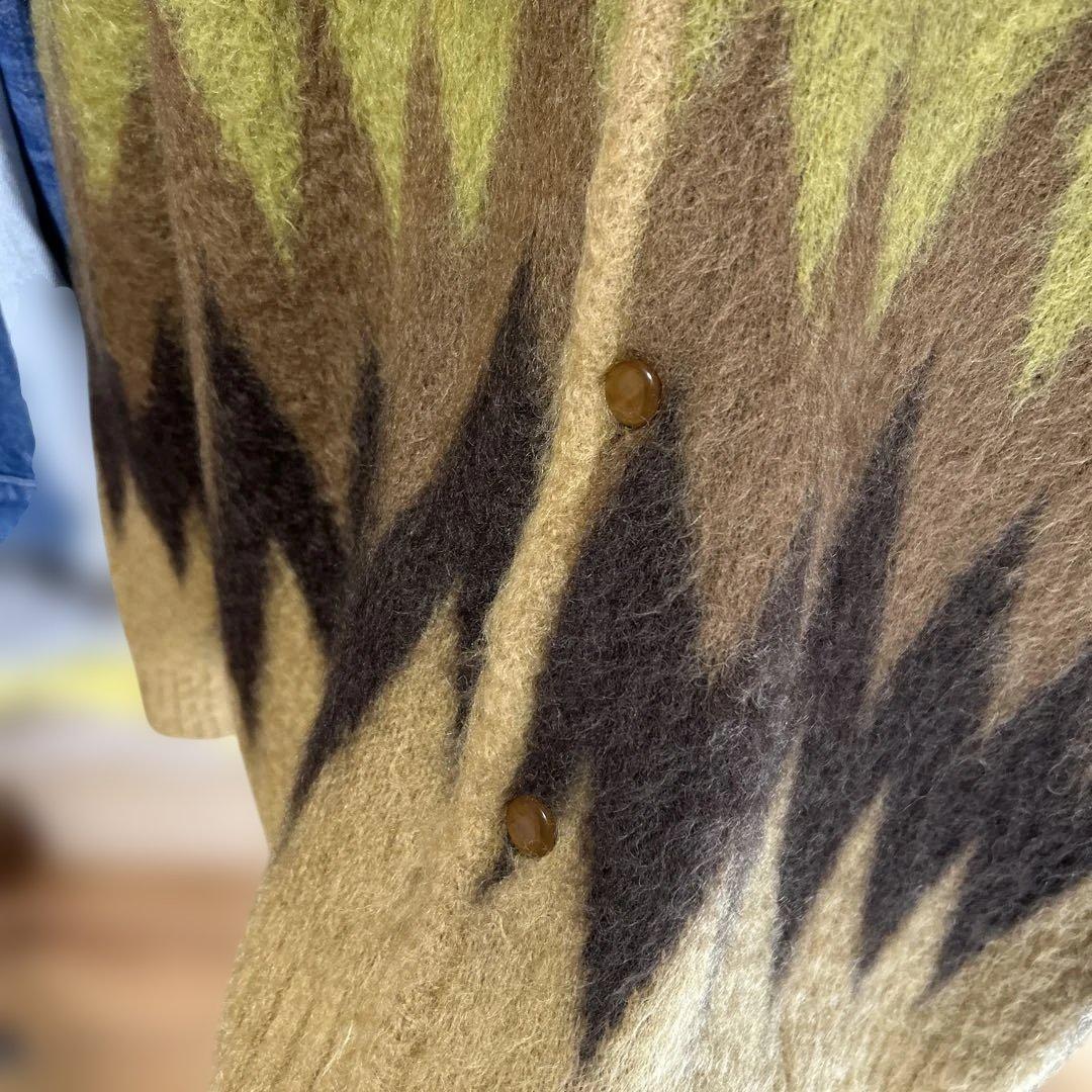 needles Mohair Cardigan Zigzag モヘアカーディガン