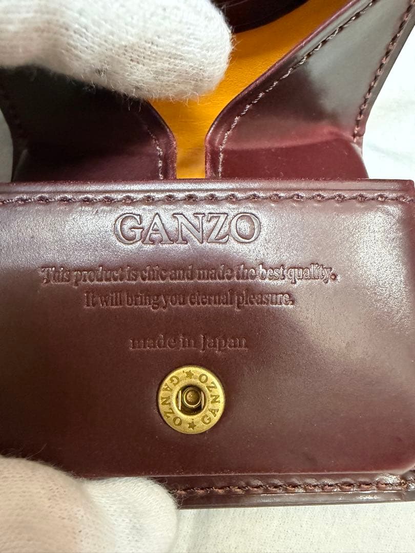 GANZO ガンゾ シェルコードバン BOX小銭入れ ケース