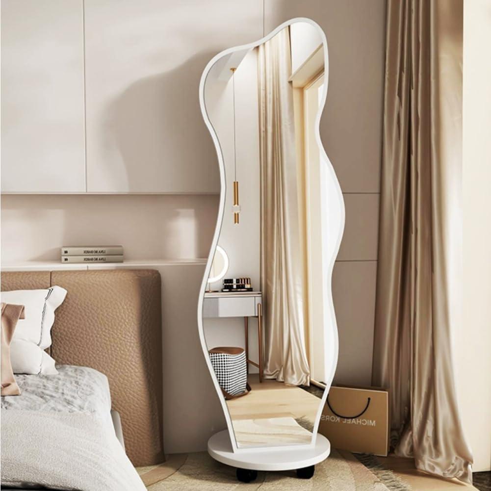 ✨大特価✨全身鏡 姿見鏡 ハンガー　収納付き　衣類収納 隙間収納 リビング 玄関