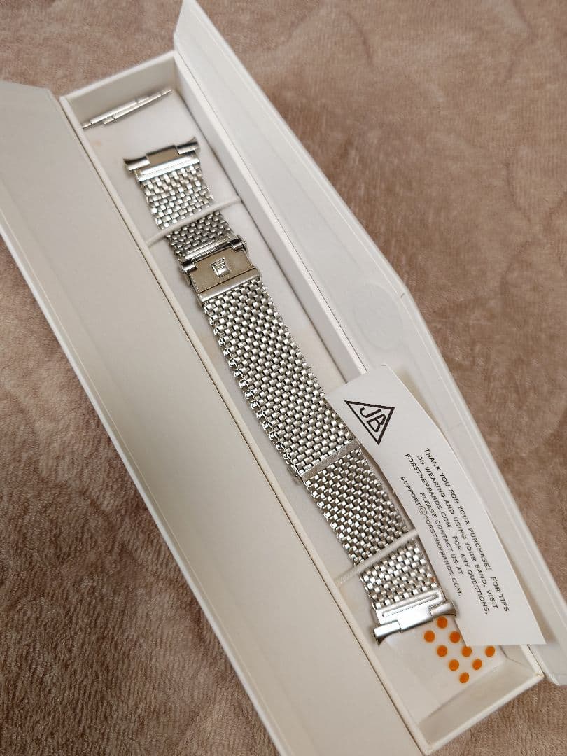 時計ベルト メッシュ ブレスレット Forstner Komfit フォースナー