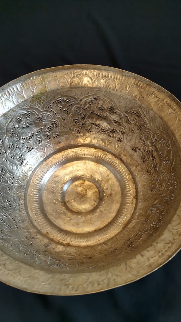 ブ*太様 ラオス　銀杯　965g