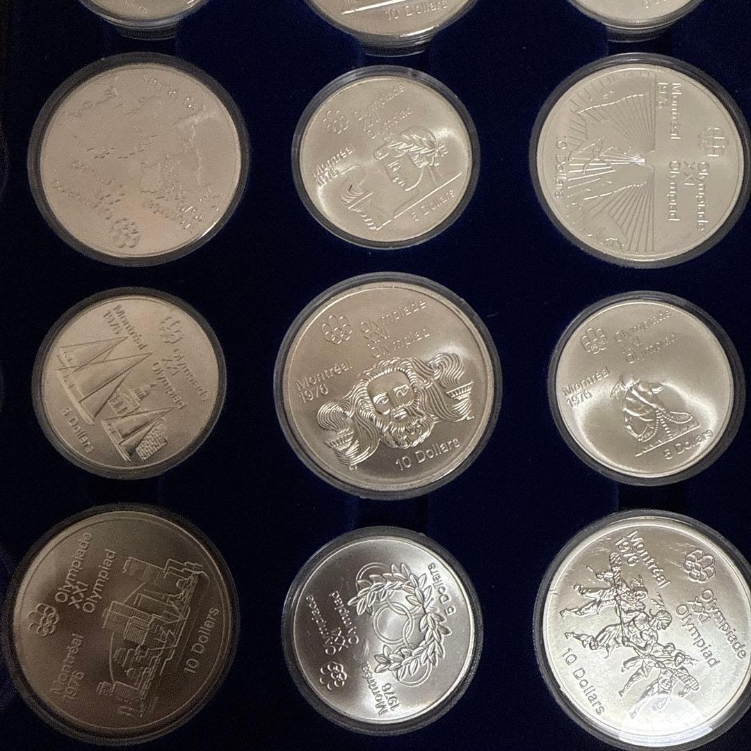 記念銀貨　カナダオリンピック　1976年　28枚