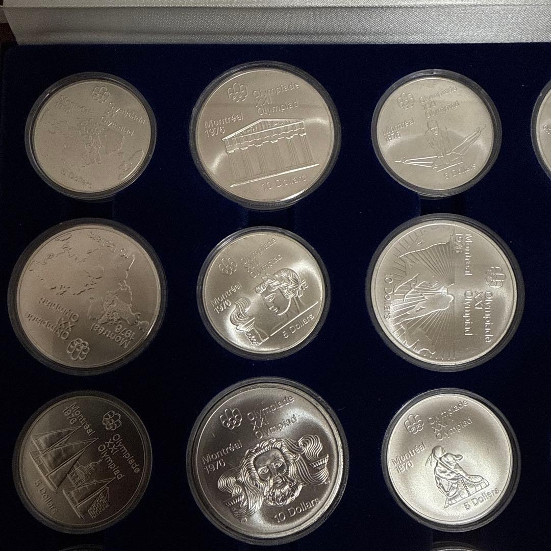 記念銀貨　カナダオリンピック　1976年　28枚