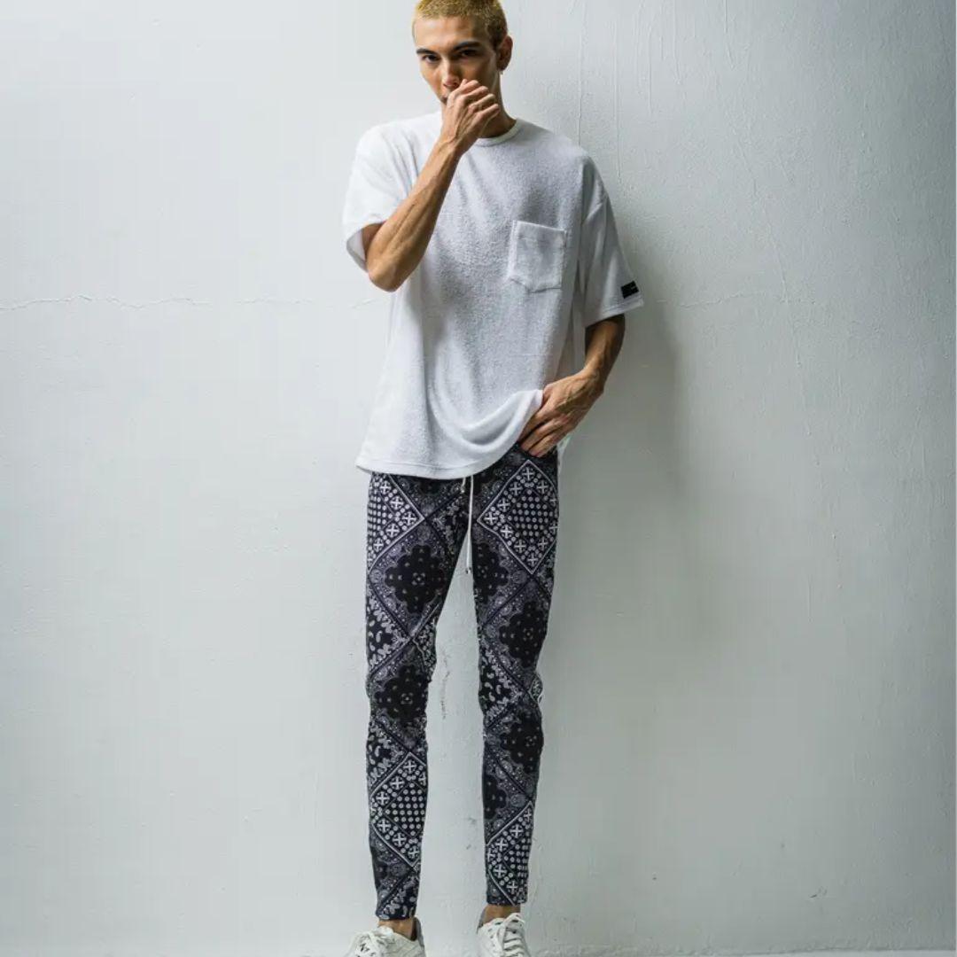 リサウンドクロージング　バンダナラインパンツ　ブラック　サイズ1　完売品