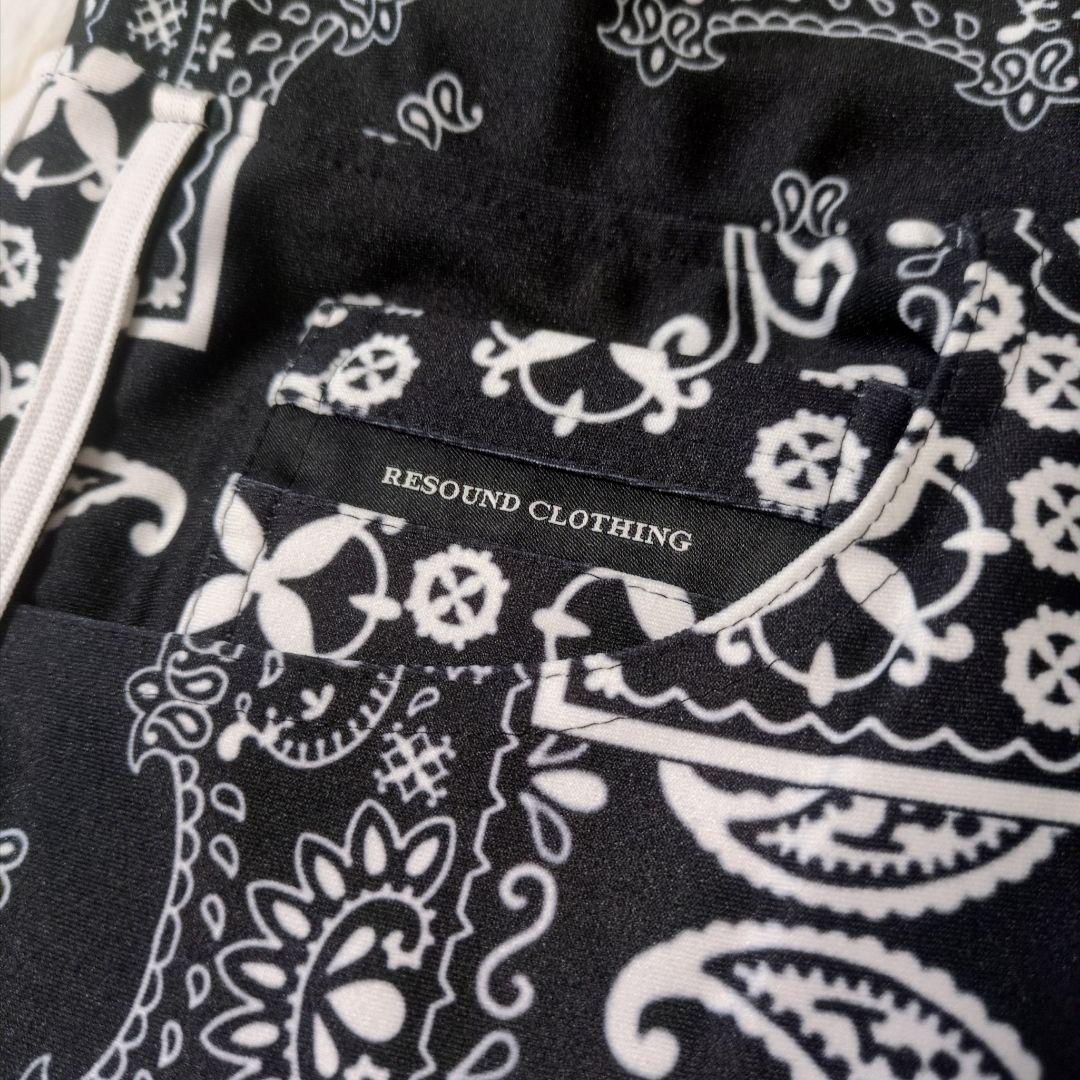 リサウンドクロージング　バンダナラインパンツ　ブラック　サイズ1　完売品