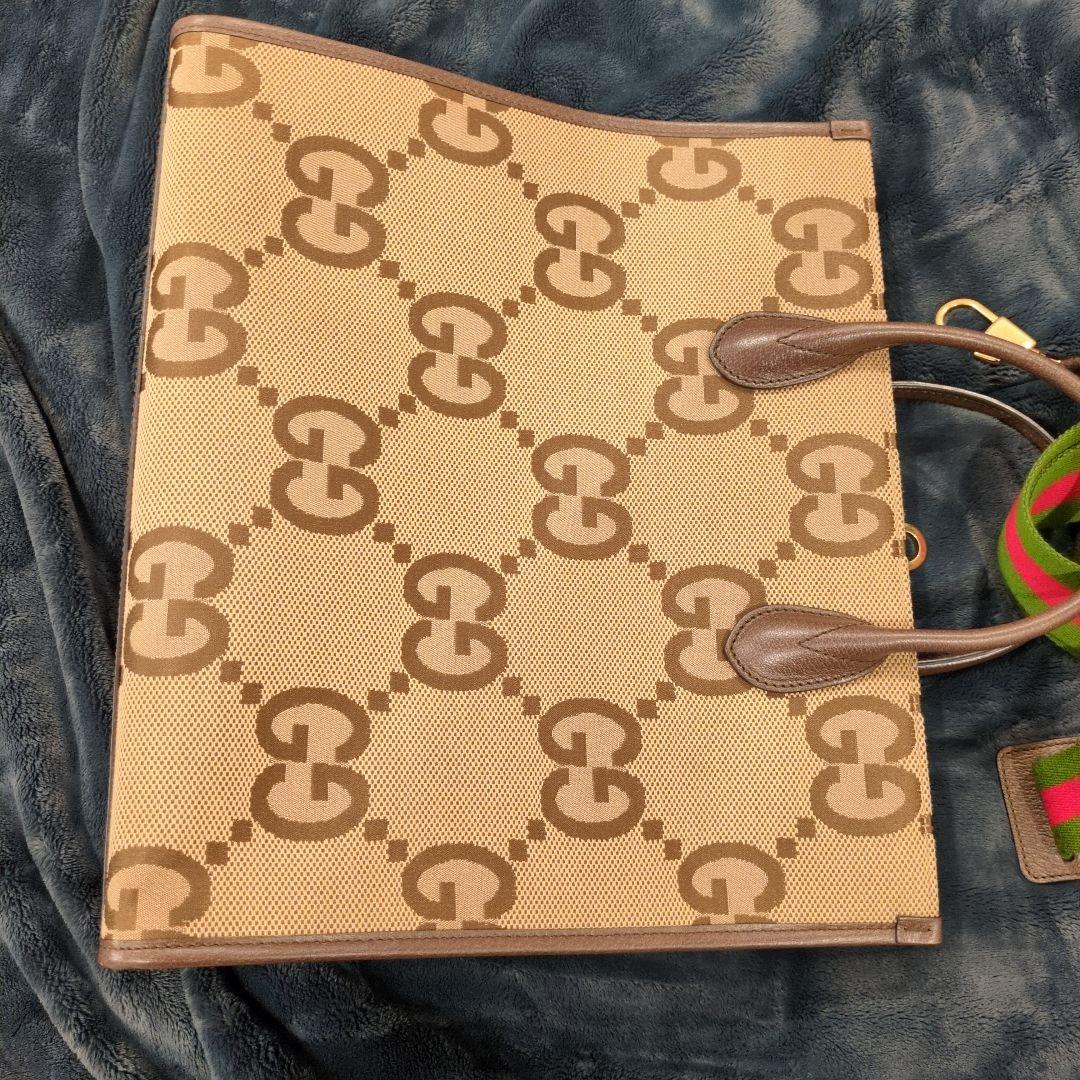 GUCCI ジャンボGG　 トートバッグ
