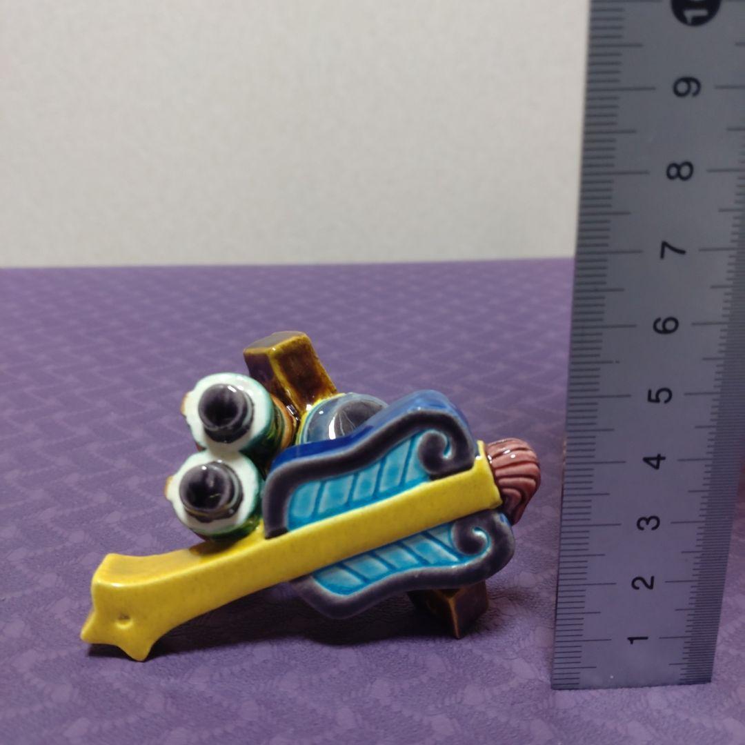 値下げ　蓋置　交趾宝尽し　中村翠嵐