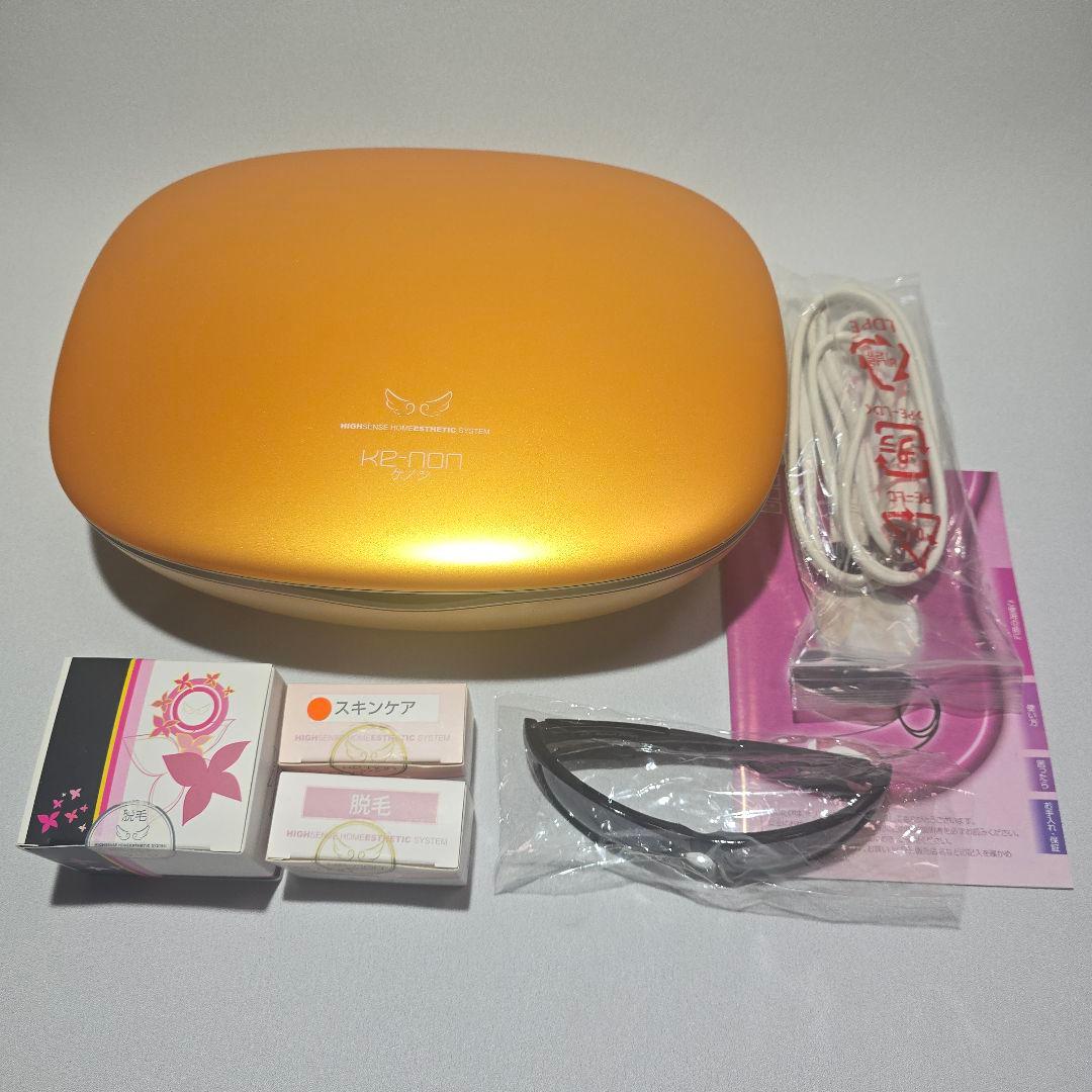 ケノン KE-NON 脱毛器 NIPL-2080 未使用カートリッジ3種付